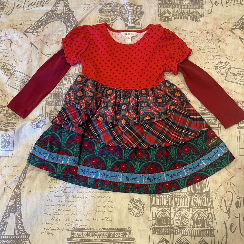 Matilda Jane Jolly Holiday Dress size 2